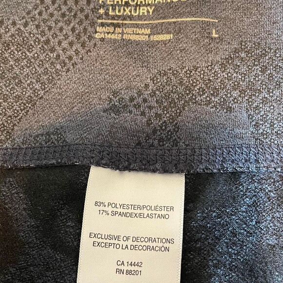 Blue snakeskin print Mondetta activewear leggings - Picture 4 of 5